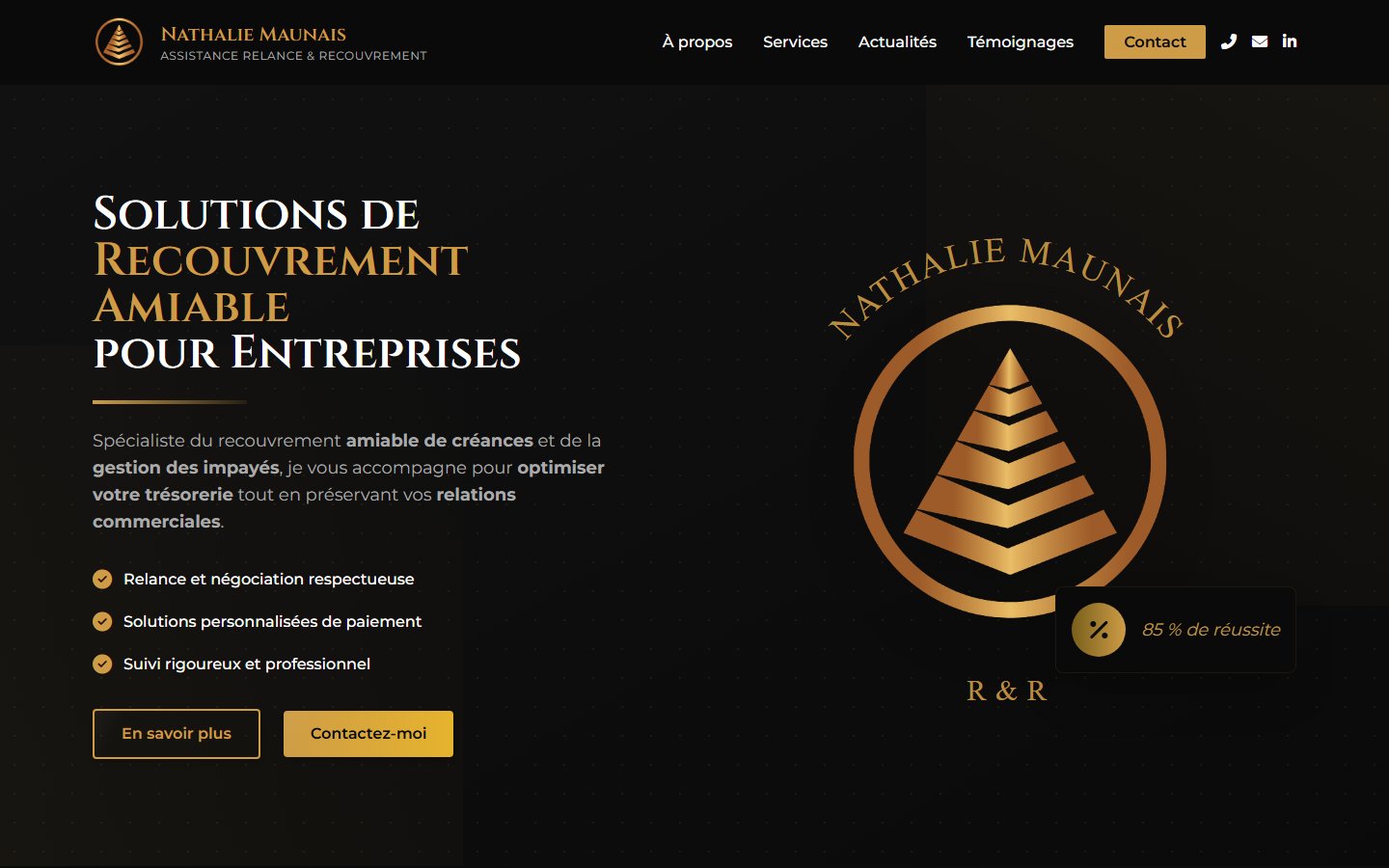 Nathalie Maunais — Assistance Relance & Recouvrement Amiable