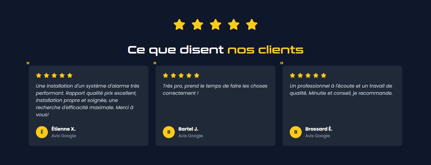 Avis clients Google 5.0/5 — réassurance immédiate avant la prise de contact